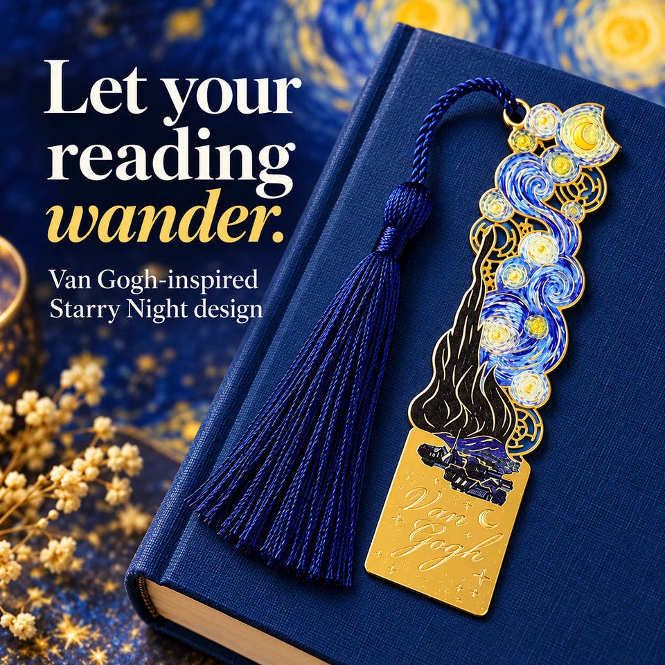 The Van Gogh-inspired Starry Night option with its navy tassel, sold individually.