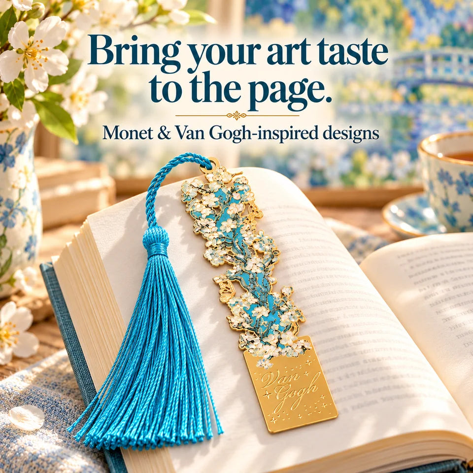 Art-inspired detail brought into an everyday reading space.