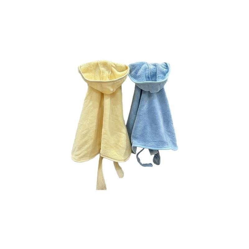 Blue and yellow robes hanging side by side