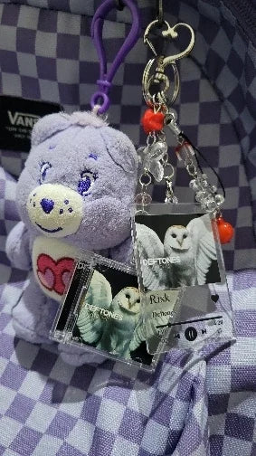 Original customer photo of their personalized keychain